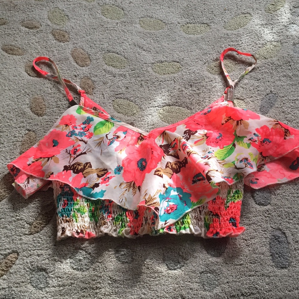 Floral crop top